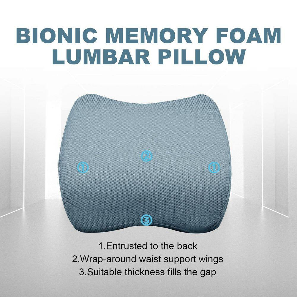 Gaming Chair Fabric Computer Chair with Foot Rest and Pocket Spring Cushion Ergonomic Computer Desk Chair, Blue