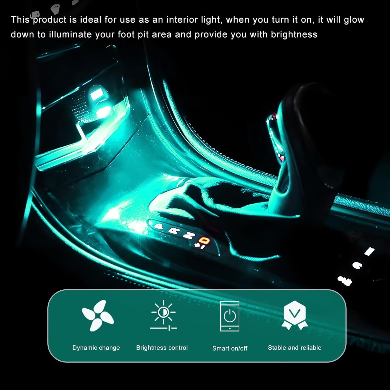 2 PCS USB Type C LED Ambient Light, 8 Colors RGB Car Atmosphere Lamp Adjustable Brightness LED Light, Mini 5V Plug-In Night Lamp Interior Decoration for Vehicle Home Office