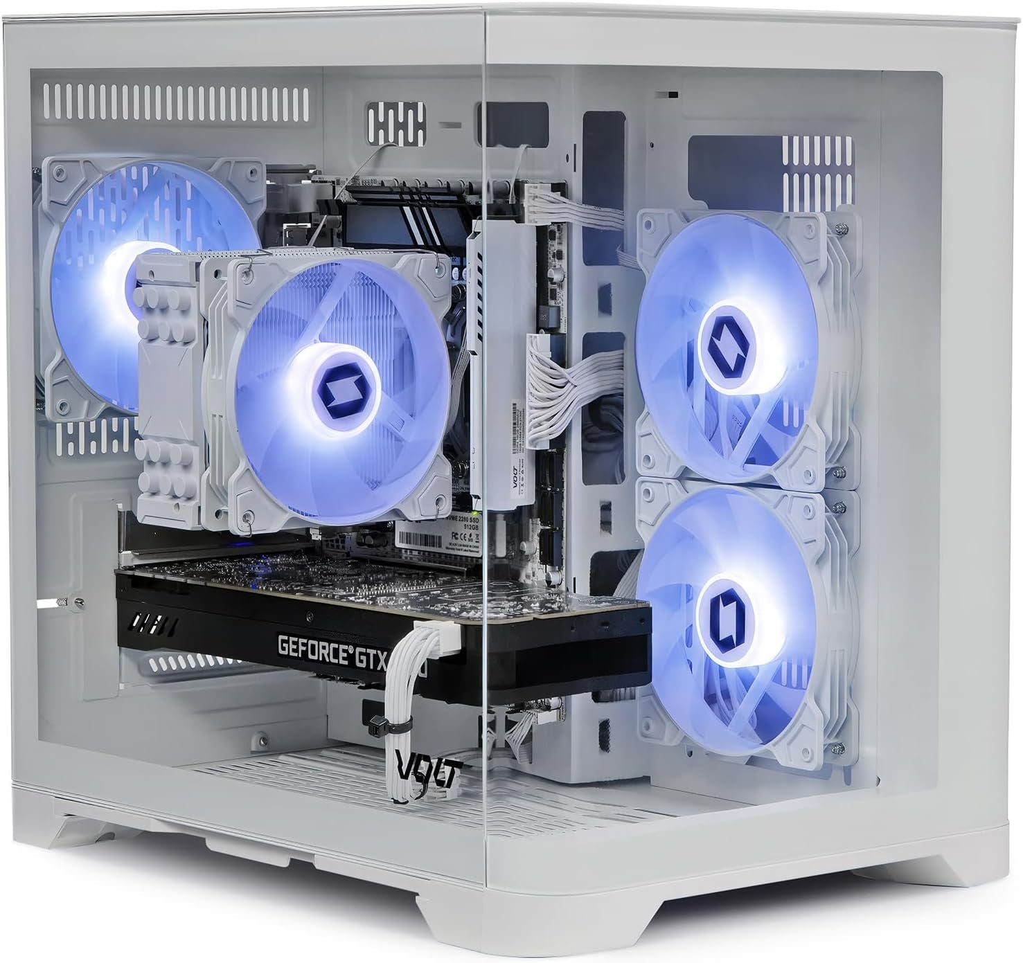 Volt X3 Gaming PC Desktop Computer – E5-2680 V4 3.6Hz, NVIDIA GTX 1070 8GB, 16GB DDR4 RAM, 512GB Nvme SSD, Wireless Wifi + Bluetooth, 4 ARGB Fans, Windows 11 Pro (Activated)