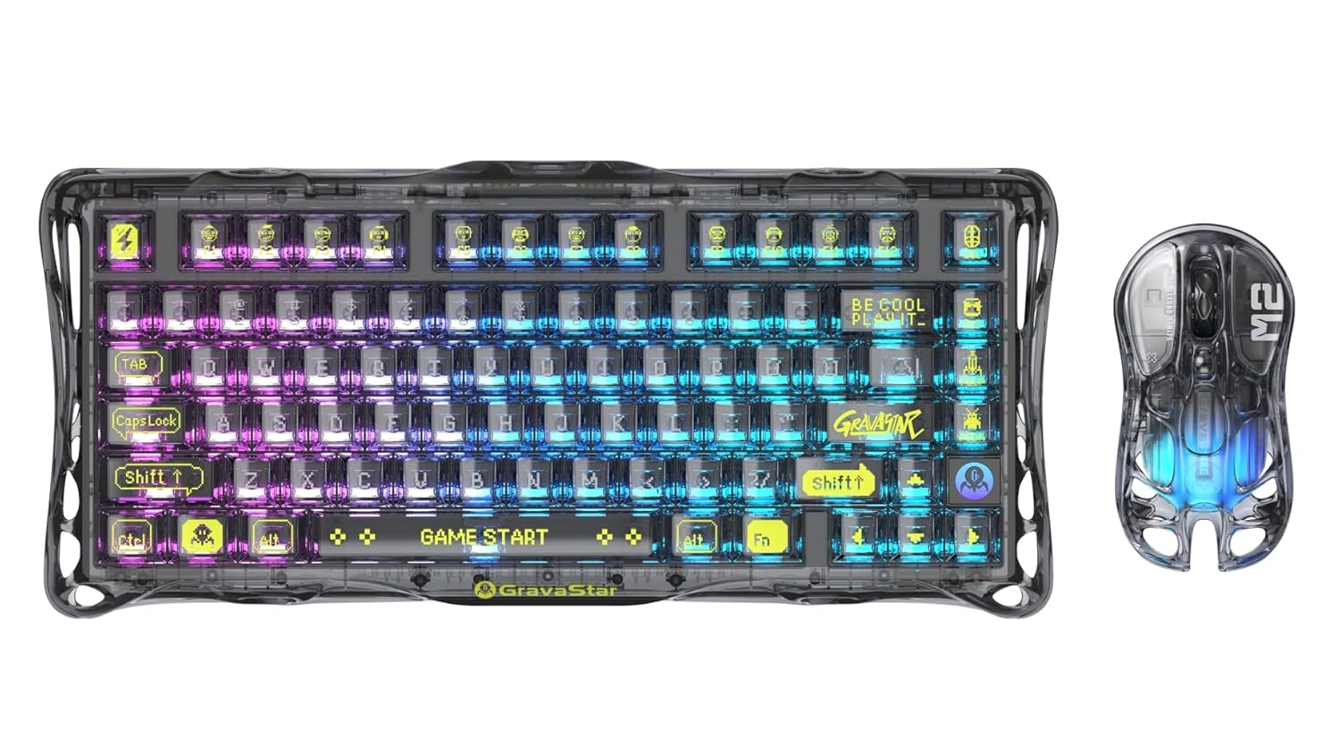 Mercury K1 Lite 75% Wireless Gaming Keyboard and Mercury M2 Wireless Gaming Mouse