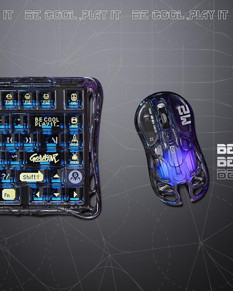 Mercury K1 Lite 75% Wireless Gaming Keyboard and Mercury M2 Wireless Gaming Mouse