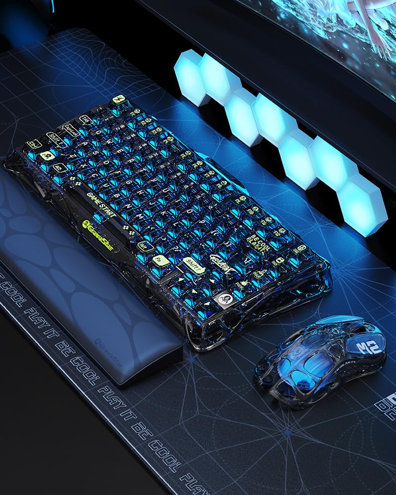 Mercury K1 Lite 75% Wireless Gaming Keyboard and Mercury M2 Wireless Gaming Mouse