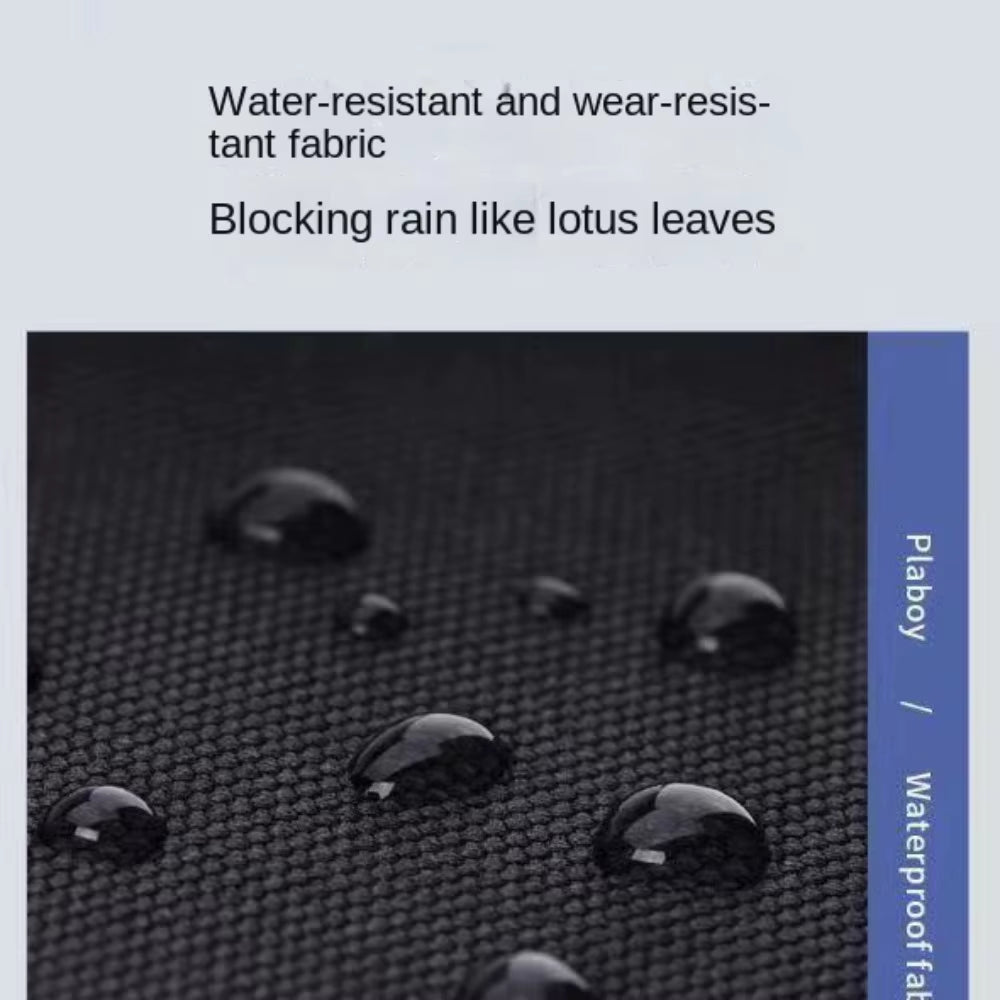 15 Inches Versatile Backpack Trendy Black Grey Oxford Cloth Computer Bag Washable Travel Bag Unisex Computer Bag