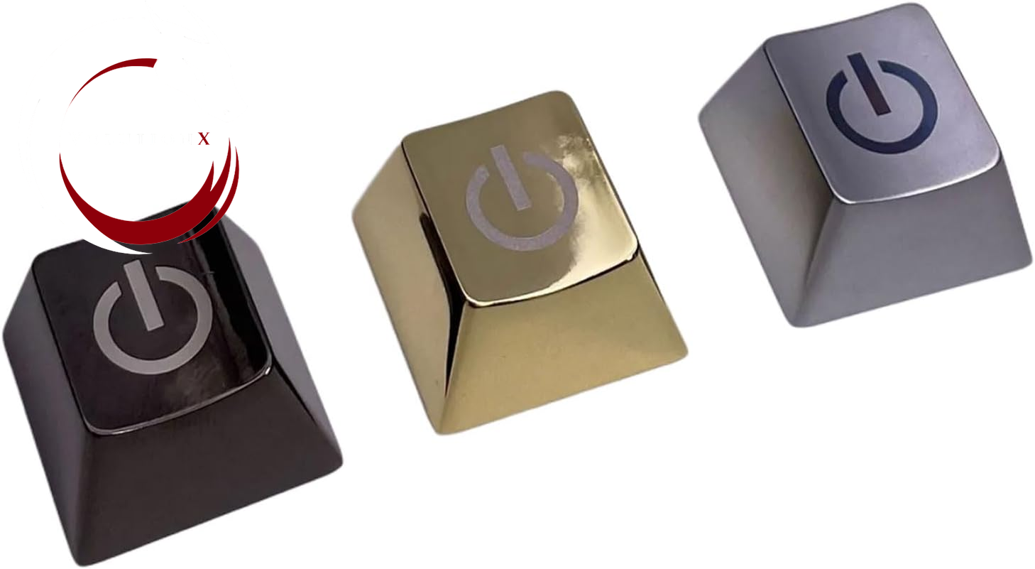 Metal Keycap Customization Alloy Keycap with Engraved Switching Pattern for Keyboards Enthusiasts