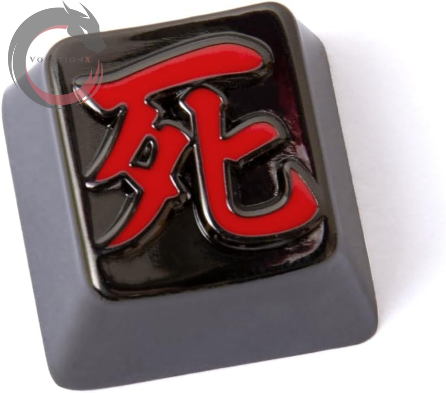 Japanese Anime Death Keycap for Mechanical Gaming Keyboard Cherry MX Profile, ESC R4 Height- Metal