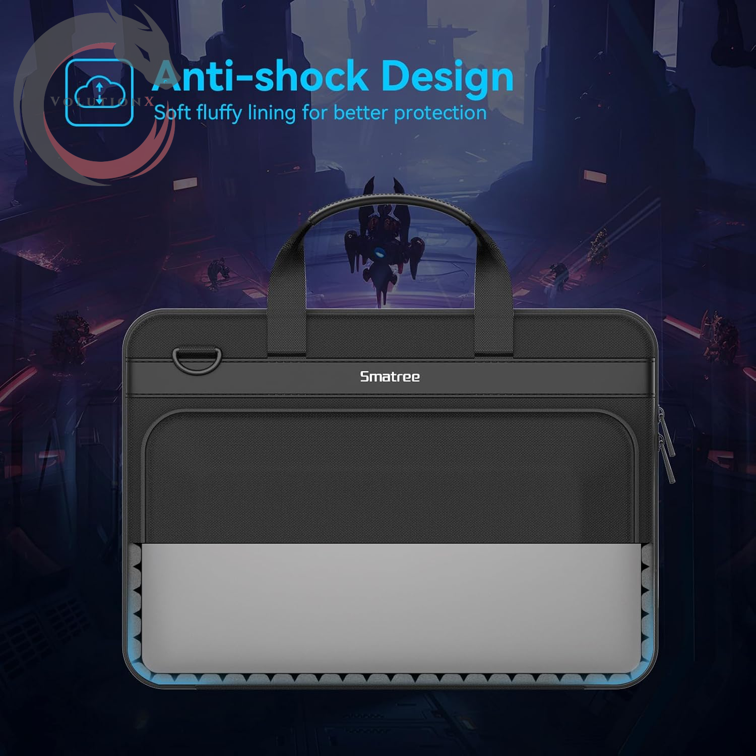 Heavy Duty Hard Sleeve Case Compatible for 18 Inch ASUS ROG Strix SCAR 18 2025/2024/2023 Gaming Laptop, for 18 Inch ASUS ROG Strix G18 2025/2024/2023 Gaming Laptop Waterproof Handbag (A800XL)