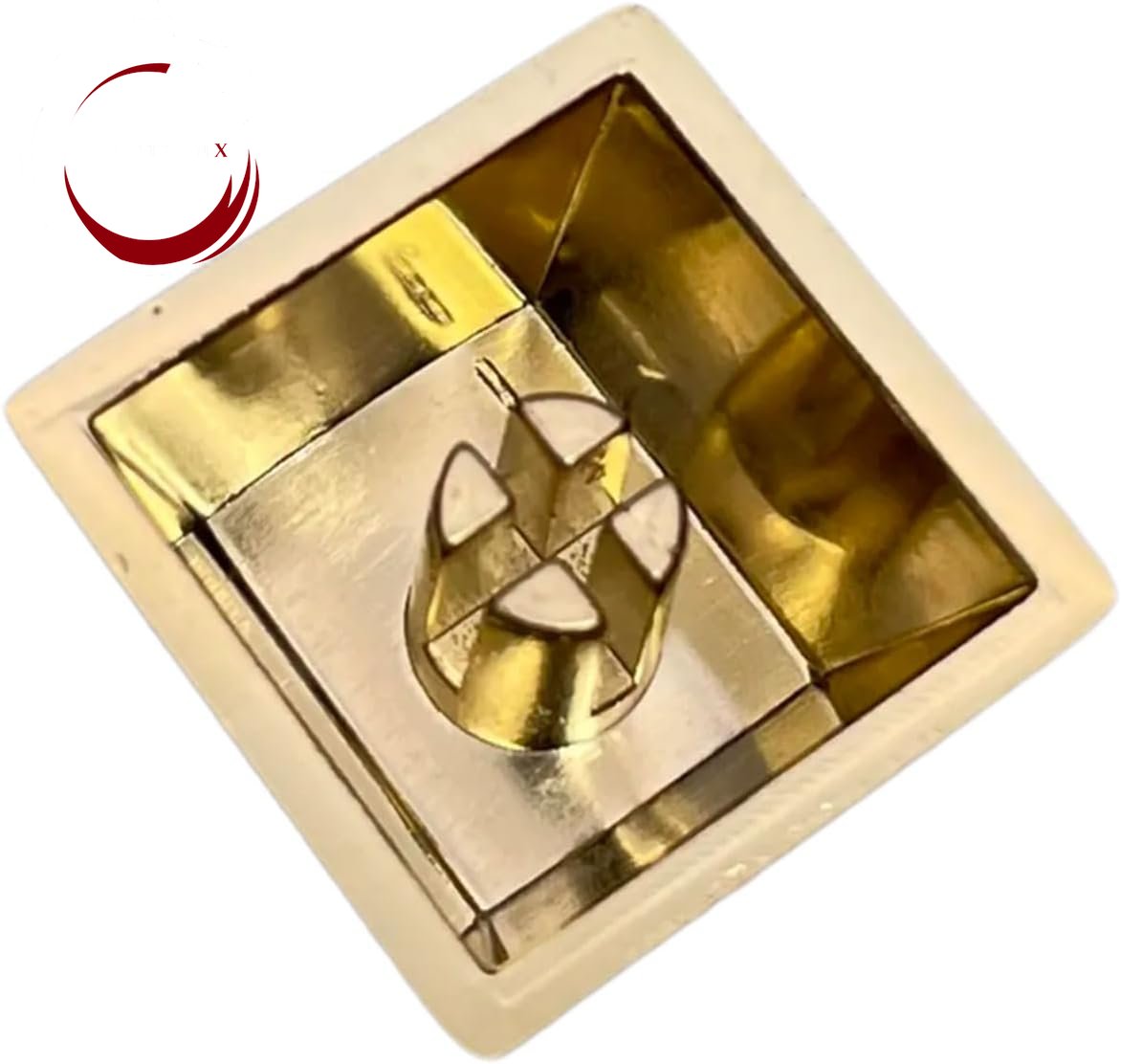 Metal Keycap Customization Alloy Keycap with Engraved Switching Pattern for Keyboards Enthusiasts