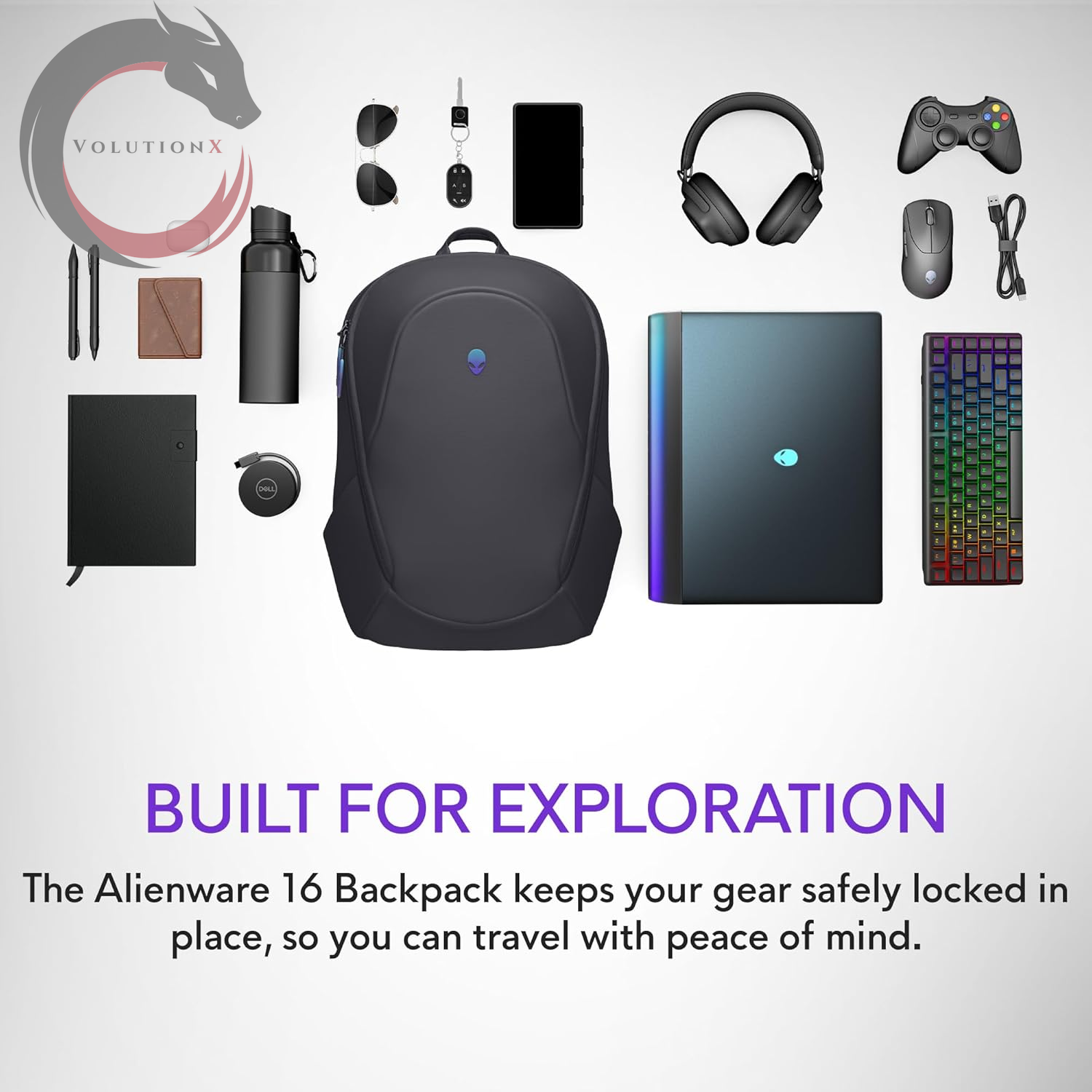 16 Backpack - AW5625P - 21L Capacity, 3D Breathable Mesh, Magnetic Pocket Organizers, RFID Safe Pocket, Weather Resistant, 3D Iridescent Reflective  Logo -  Black