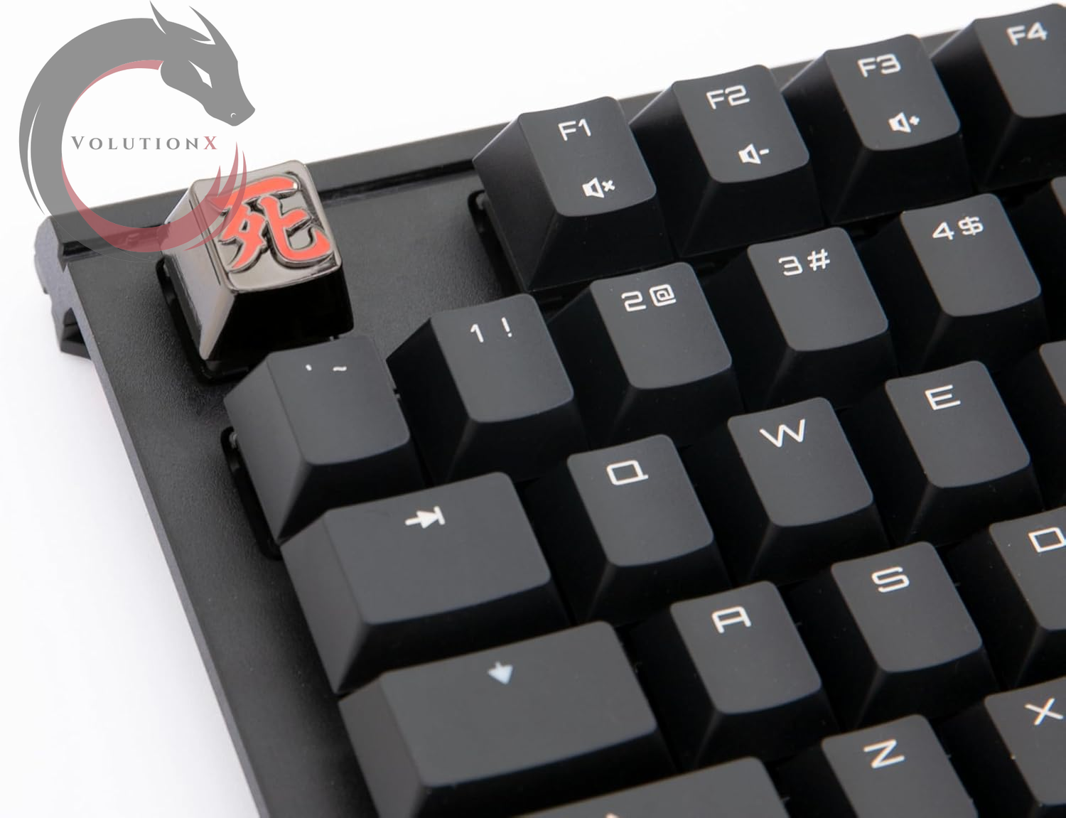 Japanese Anime Death Keycap for Mechanical Gaming Keyboard Cherry MX Profile, ESC R4 Height- Metal