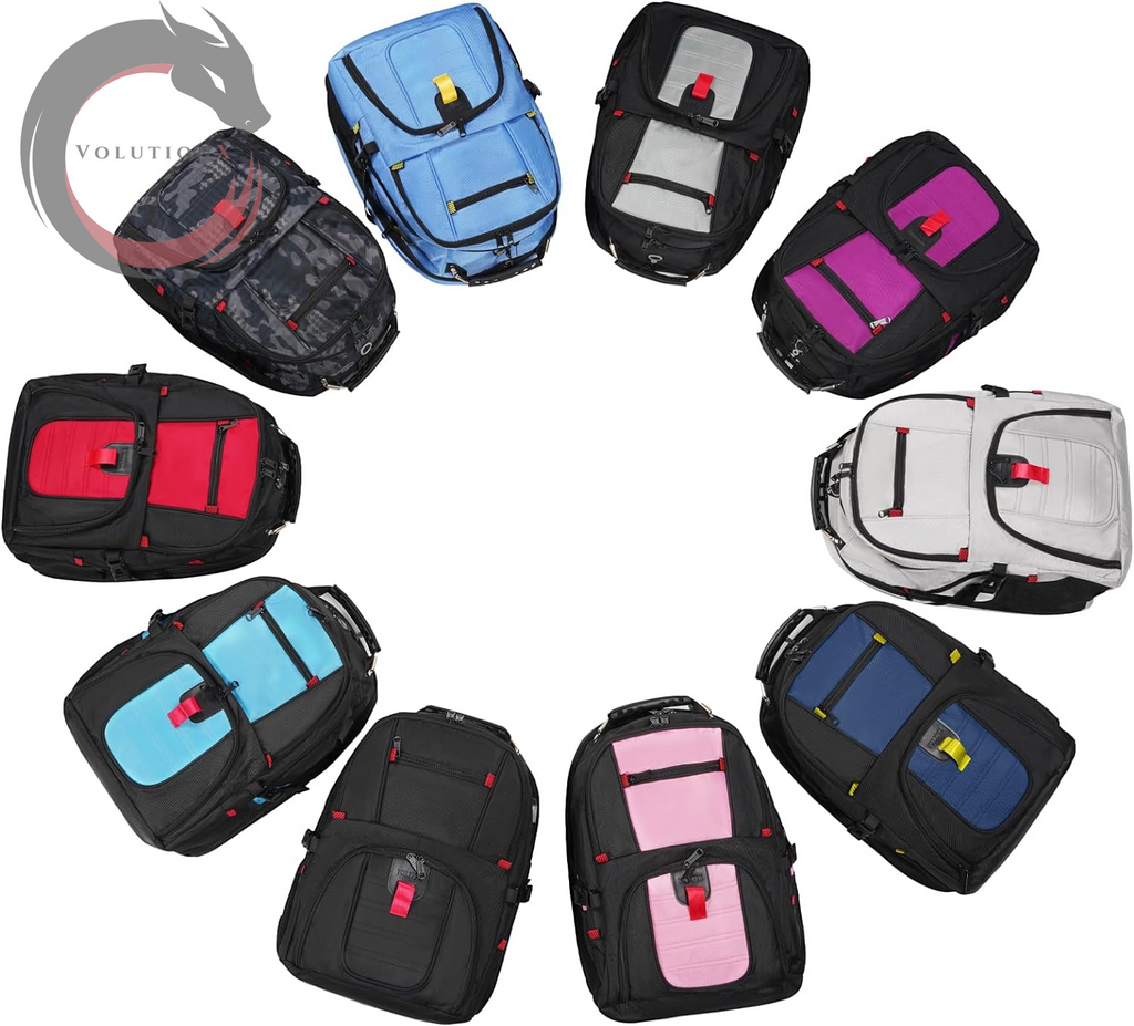 18.4 Laptop Large Backpacks Fit Most 18 Inch Laptop with USB Charger Port,Tsa Friendly Flight Approved Weekend Carry on Backpack with Luggage Strap for Men and Women, Black