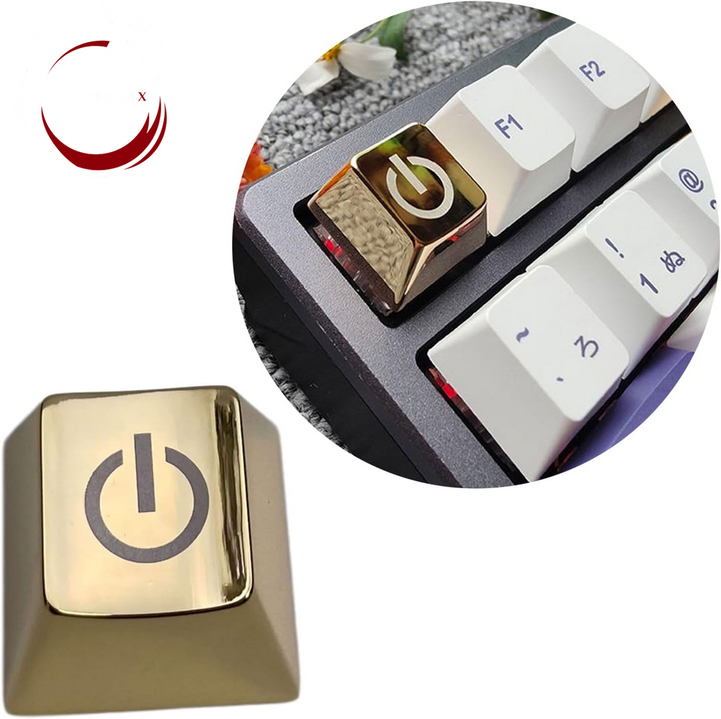 Metal Keycap Customization Alloy Keycap with Engraved Switching Pattern for Keyboards Enthusiasts