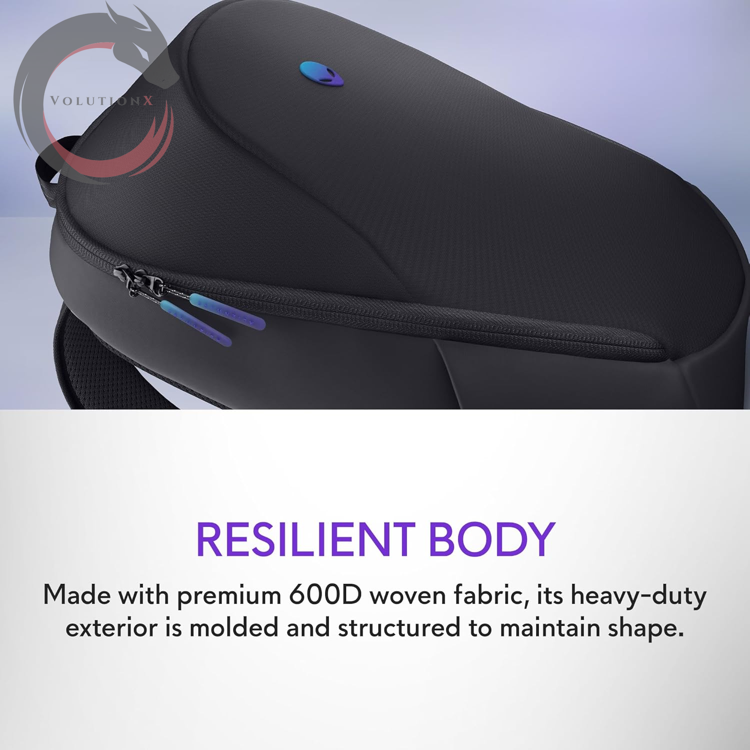 16 Backpack - AW5625P - 21L Capacity, 3D Breathable Mesh, Magnetic Pocket Organizers, RFID Safe Pocket, Weather Resistant, 3D Iridescent Reflective  Logo -  Black