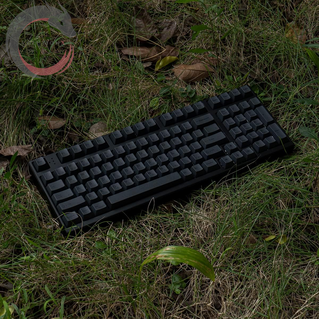 PBT Japanese Gray Keycaps 144 Keys Cherry Profile Dye-Sub Custom Minimalist Keycaps for 60% 65% 70% 75% Cherry Gateron MX Switches Mechanical Keyboards