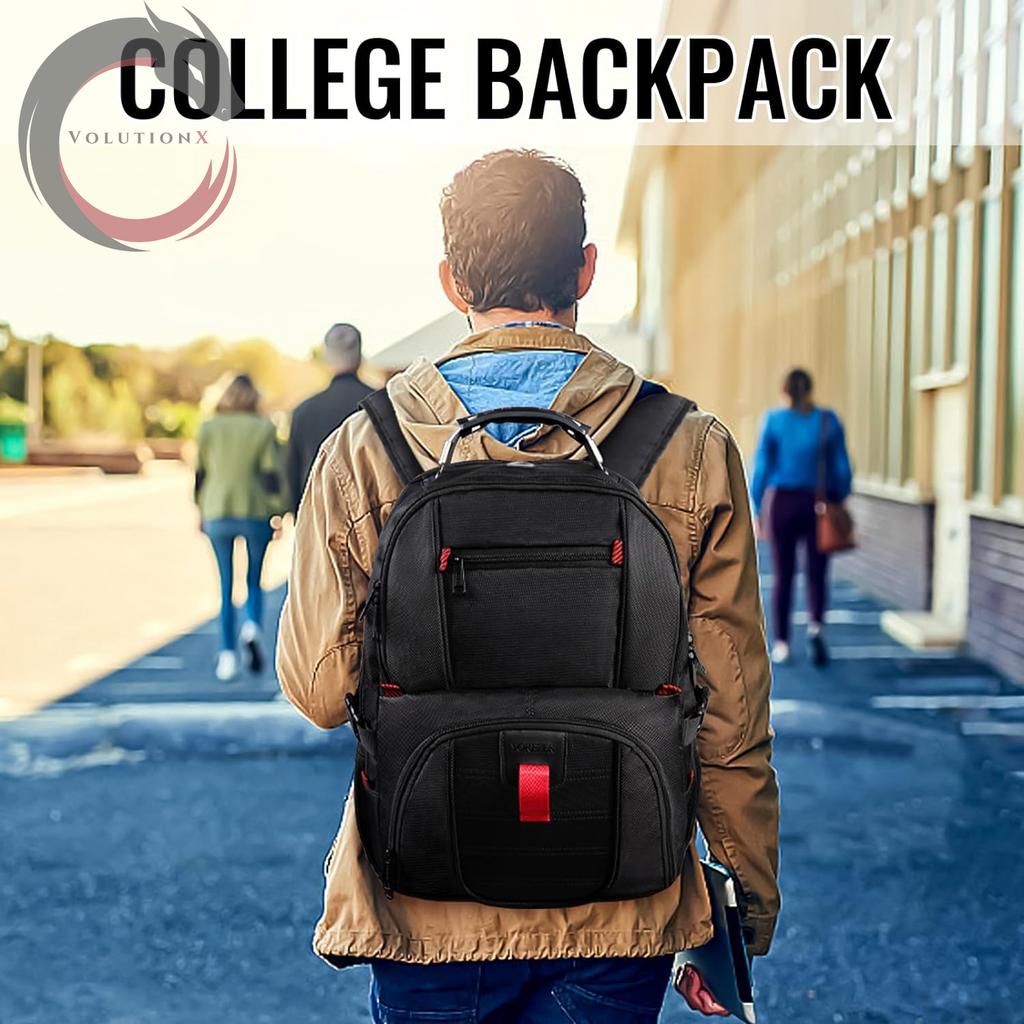 18.4 Laptop Large Backpacks Fit Most 18 Inch Laptop with USB Charger Port,Tsa Friendly Flight Approved Weekend Carry on Backpack with Luggage Strap for Men and Women, Black